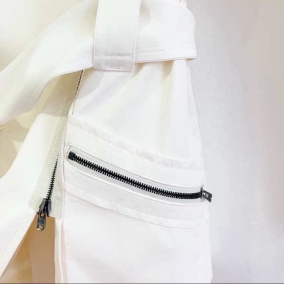 St. John Zip Front Belted Jacket w/ Zip Pockets - Picture 8 of 8